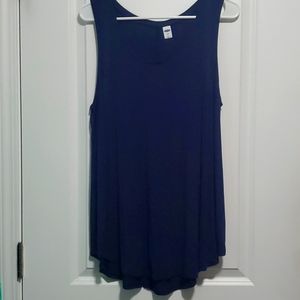 Old Navy Luxe Tank- navy blue